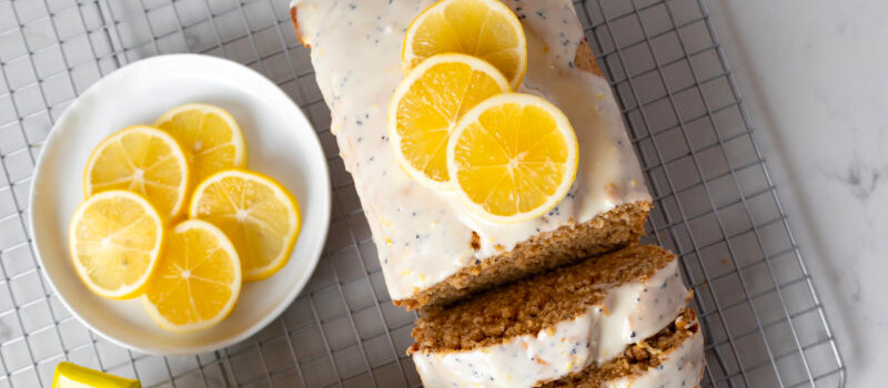 Vegan Lemon Poppyseed Loaf