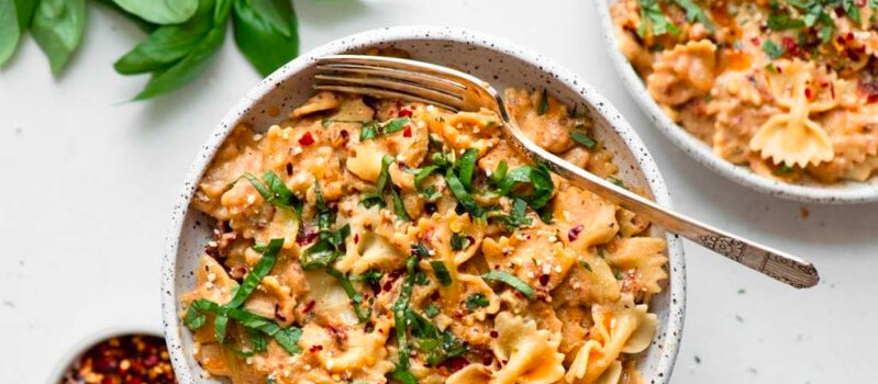 Vegan Sun-Dried Tomato Cream Pasta