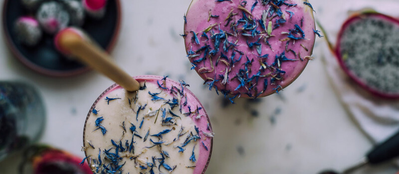 Peach Pitaya Tahini Smoothie AKA The Endless Summer Smoothie