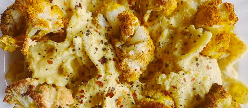 Spiced Cauliflower Vegan Mac ‘n Cheese