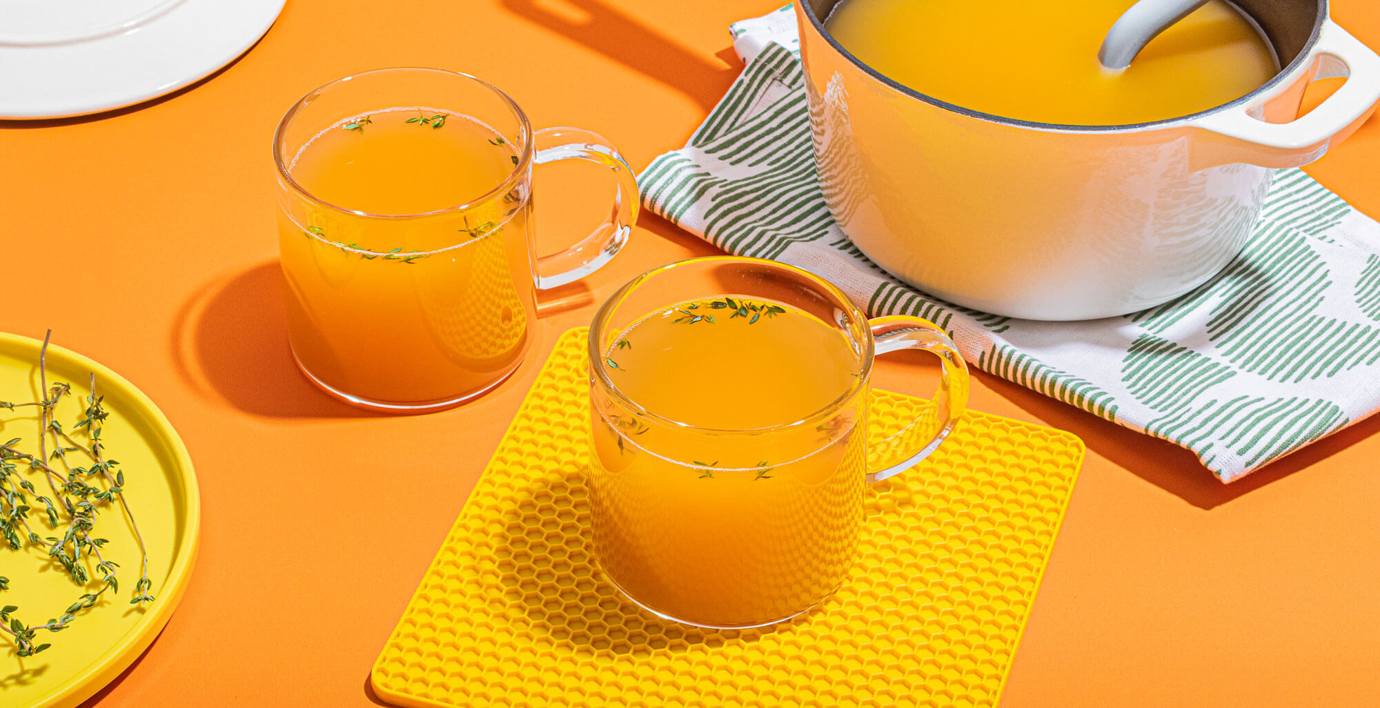 Lemon & Ginger Chicken Bone Broth Toddy