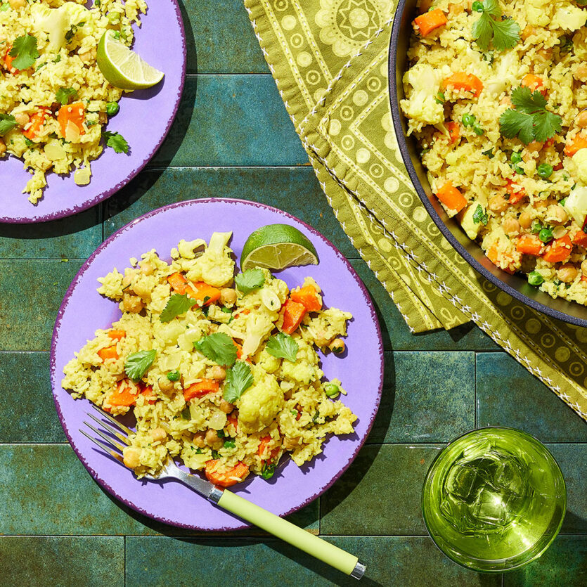 An image of prepared One Pot Curry Bake.